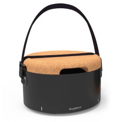 BergHOFF Leo Outdoor tafel BBQ - Ø 35 x 22 cm - zwart