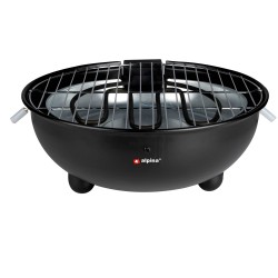 Alpina Elektrische BBQ - Tafel-Barbecue - Geen Rook - Binnen Barbecueën - 1250W - Ø 30 Cm - Zwart