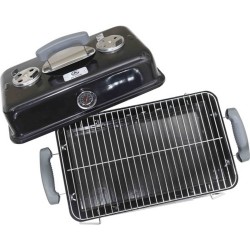 AG To-Go barbecue Ø44 cm - Houtskoolbarbecues - temperatuur roestvrij - traditionele 6 personen